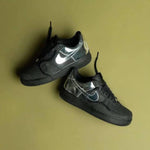 Nike Airforce 1 All star metallic silver black (Glow in dark)