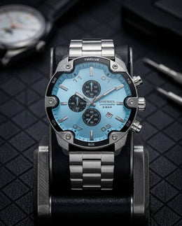 Diesel Spiked silver Sky Blue