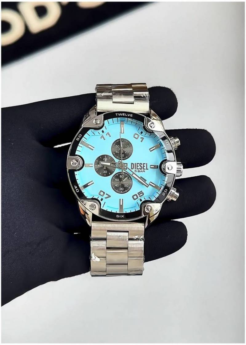 Diesel Spiked silver Sky Blue