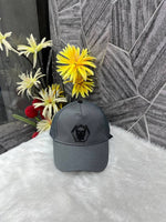 Philipp Plein Dark Grey Front Skull Logo Premium Unisex Cap With Safety Box
