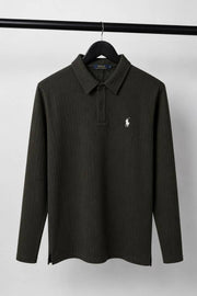 Premium Textured Knit Polo 1051