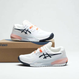 Asics Gel Resolution X Tennis Shoes White Indigo fog