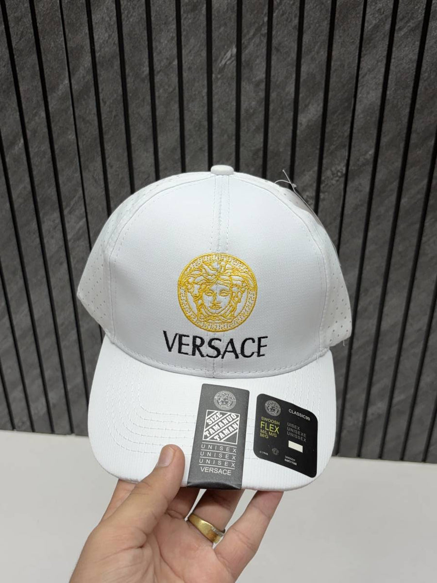 Versace Medusa White Premium Unisex Trucker Hat