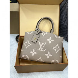 Louis Vuitton_LV Petit Palais Leather Tote Bag With Double OG Magnetic Box & Dust Bag (Beige - 870)