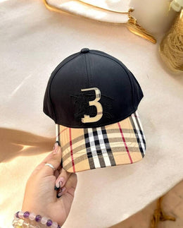 Burberry_Equestrian_Knight_Half_B_Black_Premium_Unisex_Cap_With_Safety_Box