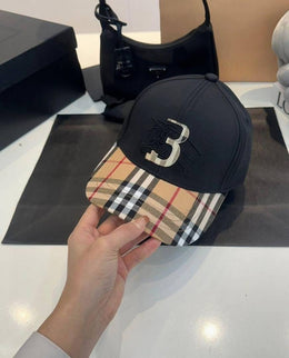 Burberry_Equestrian_Knight_Half_B_Black_Premium_Unisex_Cap_With_Safety_Box