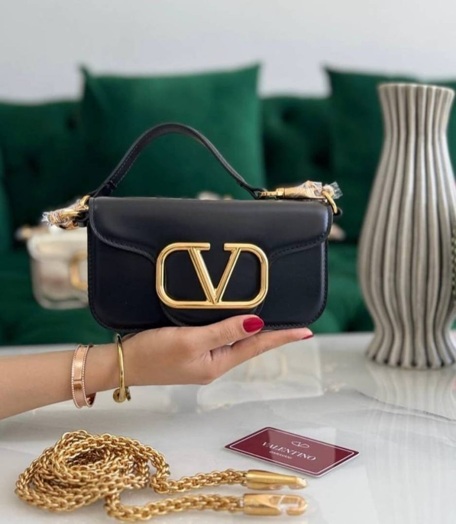 Valentino_V_Lock_Black_Small_Shoulder_Bag_With_Original_Box