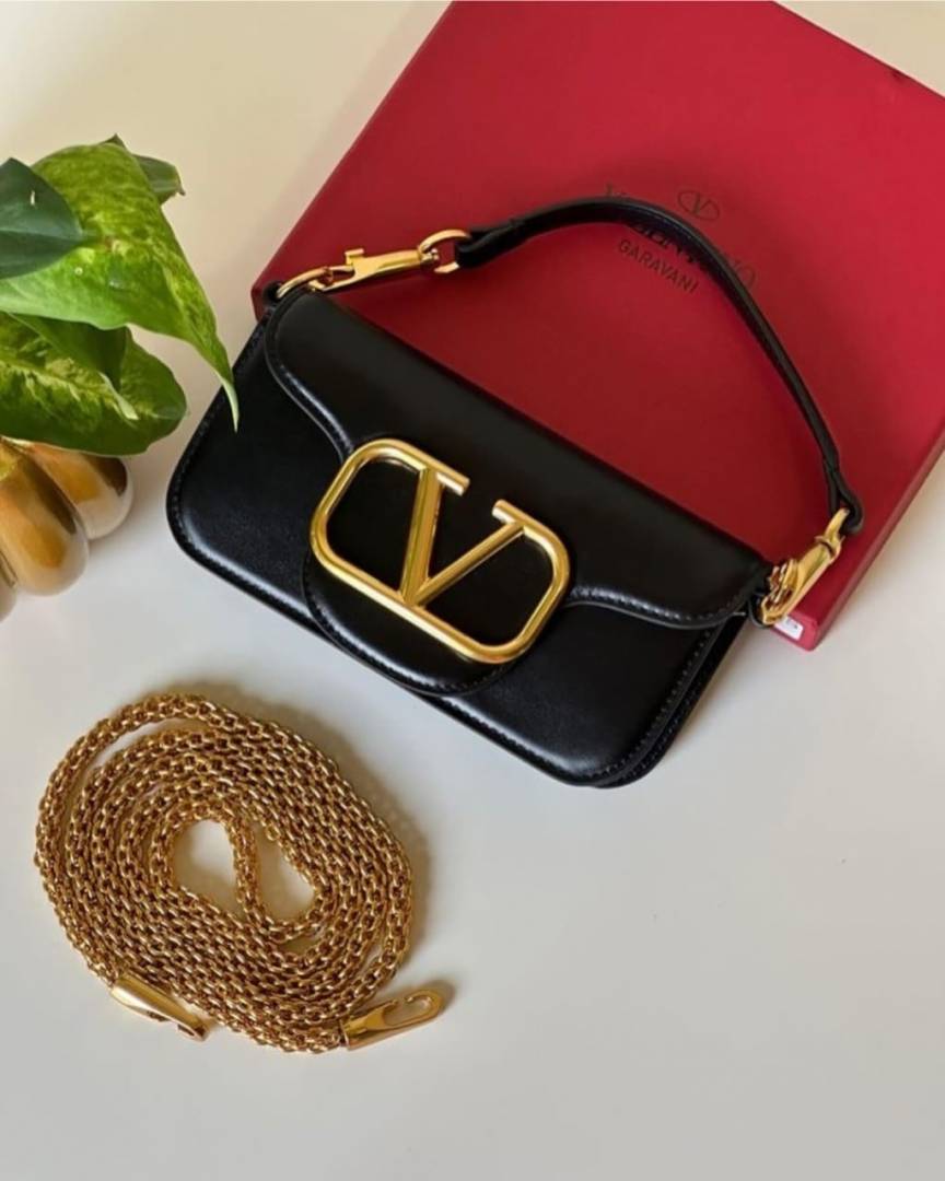 Valentino_V_Lock_Black_Small_Shoulder_Bag_With_Original_Box