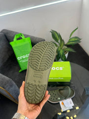 Crocs Crocband Gum Clog Khaki