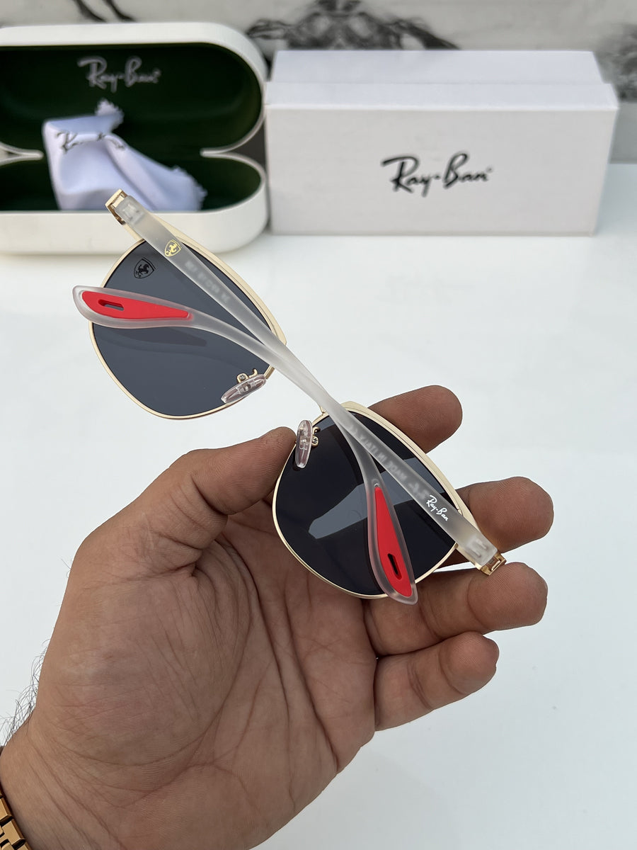 Rey ban 03 gold white
