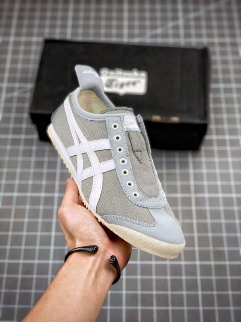 Tiger Slipon Grey White 575 sale