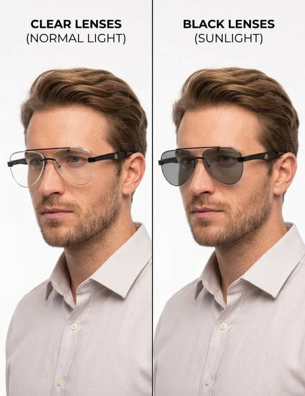 Maybach 1022 Black Day Night Color Changing Glass