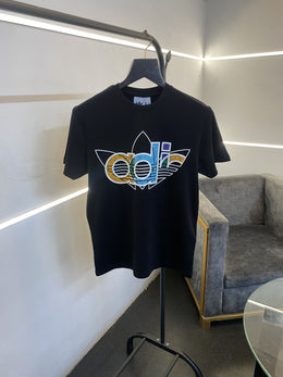 Adidas round neck imported tshirt with front and back brand print