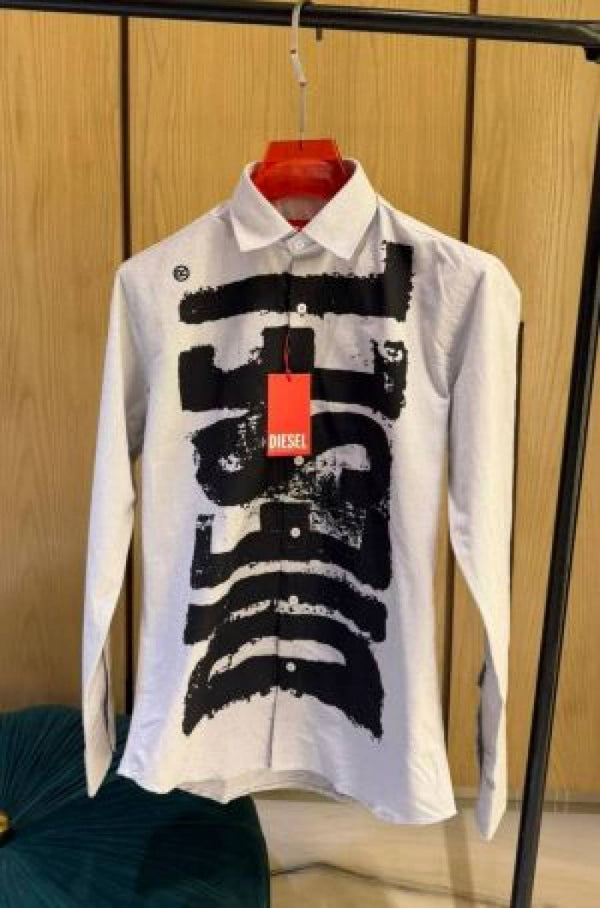 Diesel IMPORTED STORE ARTICLE SHIRT LIGHT GREY