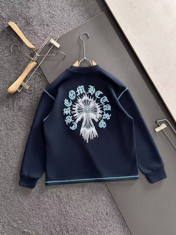 CHROME HEARTS IMPORTED SWEATSHIRT STORE ARTICLE NAVY BLUE