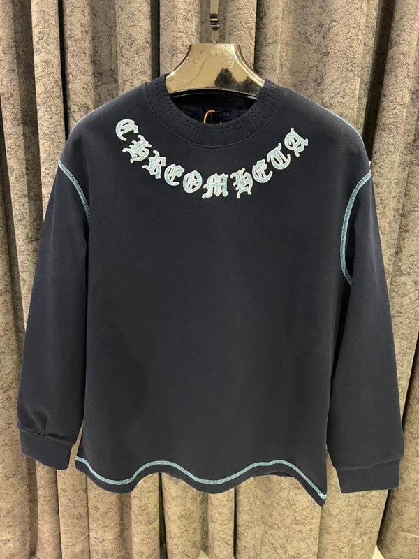 CHROME HEARTS IMPORTED SWEATSHIRT STORE ARTICLE NAVY BLUE