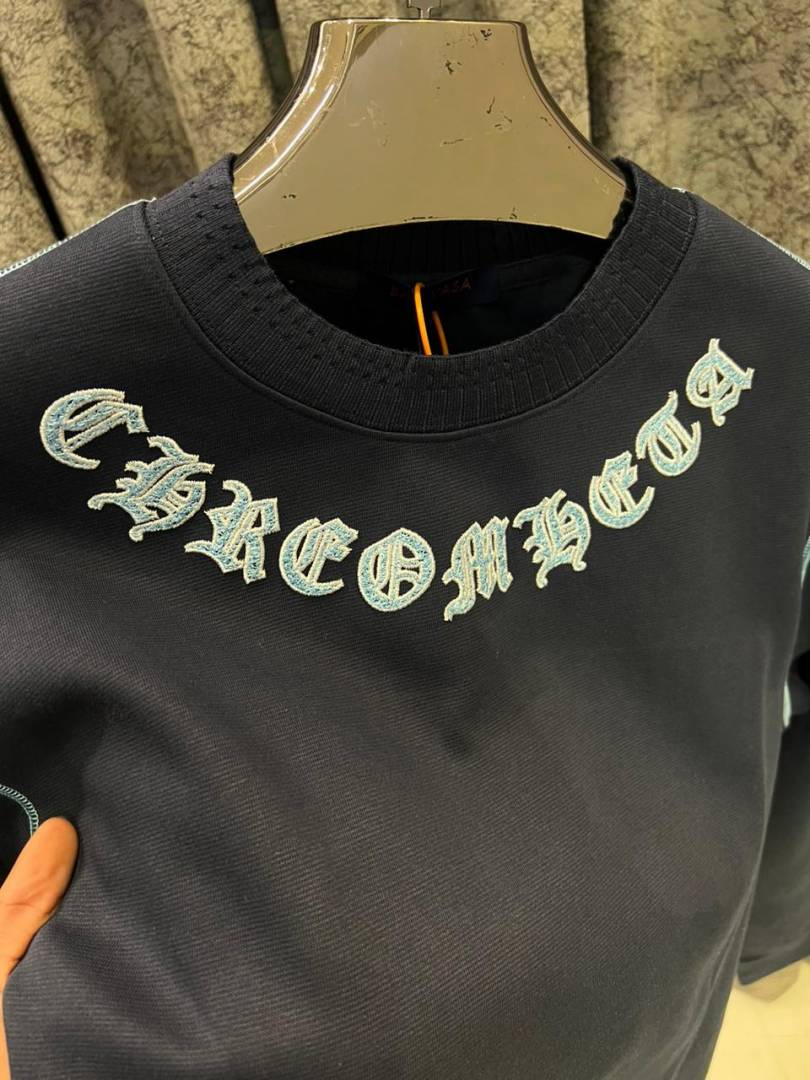 CHROME HEARTS IMPORTED SWEATSHIRT STORE ARTICLE NAVY BLUE