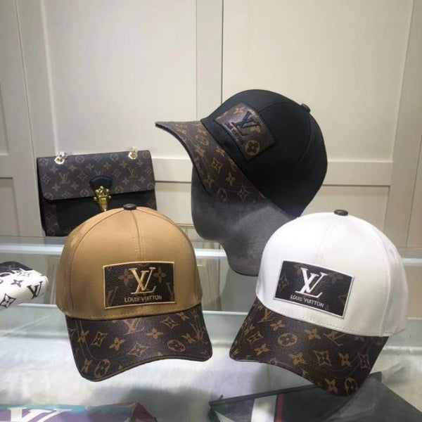 Louis Vuitton_Front_Logo_Black_Monogram_Premium_Unisex_Cap_(With_Safety_Box)