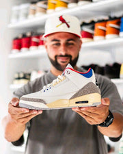 E air jordan 3 seoul 2.0 grey cement