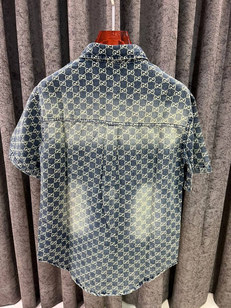 Gucci IMPORTED STORE ARTICLE DENIM SHIRT