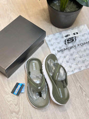 Skechers Go Recover Premium Green White Simplex