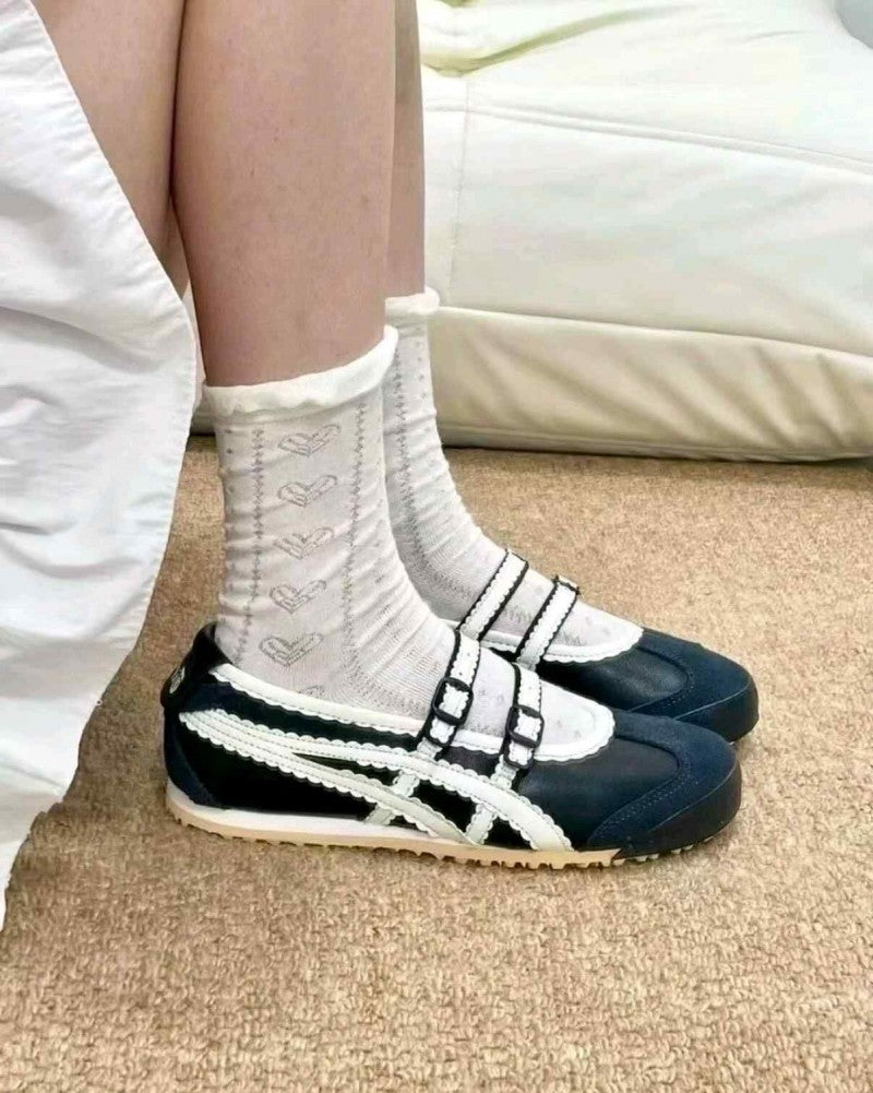 Onitsuka Tiger Mexico 66 TGRS Black Cream Mary Jane 6181
