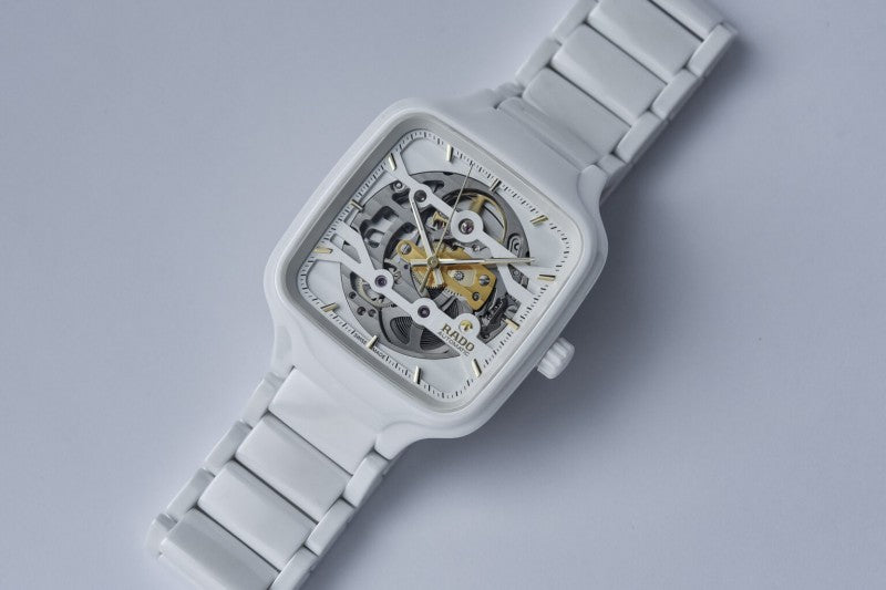 Rado True Square Automatic Ceramic- White-Silver