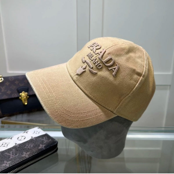 Prada_Milano_Beige_Baseball_Canvas_Premium_Unisex_Cap_(With_Safety_Box)