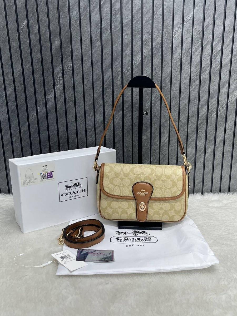 Coach_Turnlock_Hadley_Apricot_Shoulder_Crossbody_Bag_With_OriginalBox