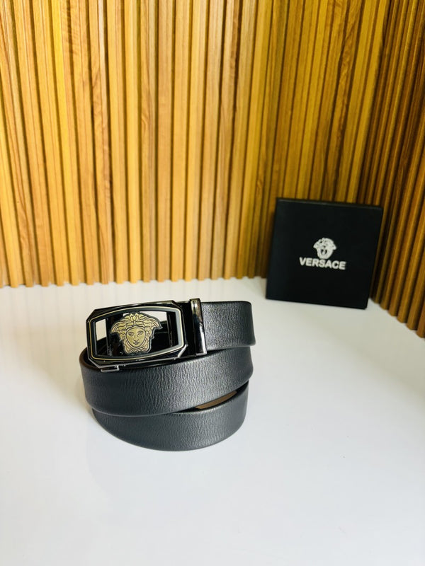 01 VERSACE PREMIUM QUALITY AUTOMATIC LOCK BELT WITH BOX