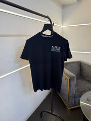 Calvin kline imported round neck tshirt navy blue sale