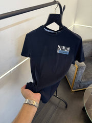 Calvin kline imported round neck tshirt navy blue sale