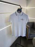 Calvin kline imported polo tshirt white