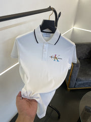 Calvin kline imported polo tshirt white