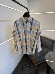 Lacoste pink checks imported shirt