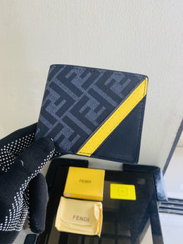 14 FENDY PRINTED PREMIUM QUALITY WALLET WITH BOX