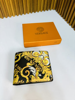01 VERSACE PRINTED PREMIUM QUALITY WALLET WITH BOX