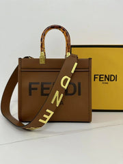 Fendi_Roma_Sunshine_Small_Tote_Bag_With_Dust_Bag_&_Shoulder_Strap_(Brown-982)