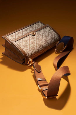 Tori Burch_T_Monogram_Jacquard_Crossbody_Bag_With_OriginalBox_2SlingBelt_Premium