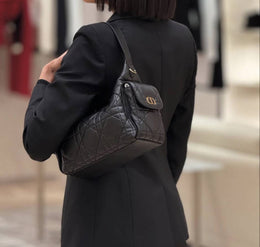 Dior CB D Dream 9966 Medium Hobo Shoulder Crossbody Bag With CarryBag & DustCover