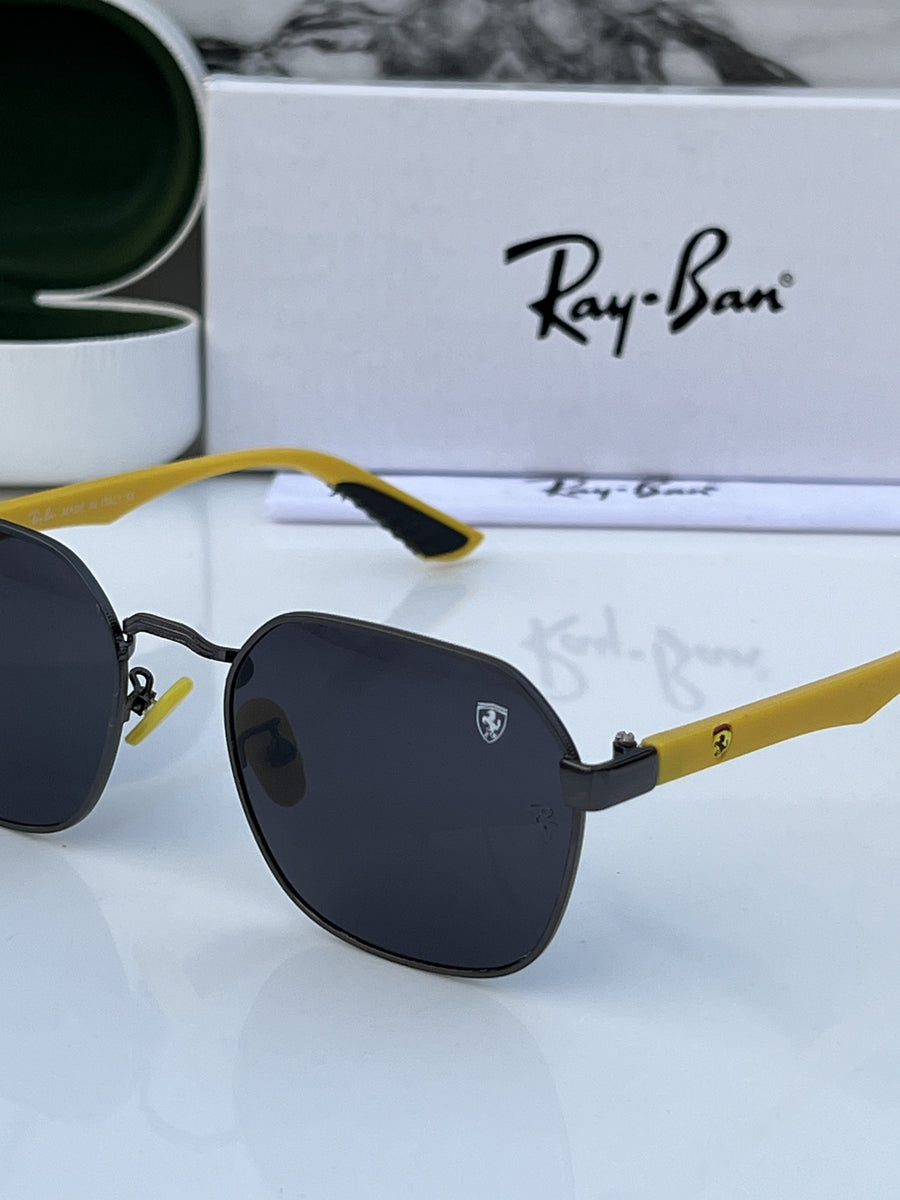 Rey ban_406_black_yellow