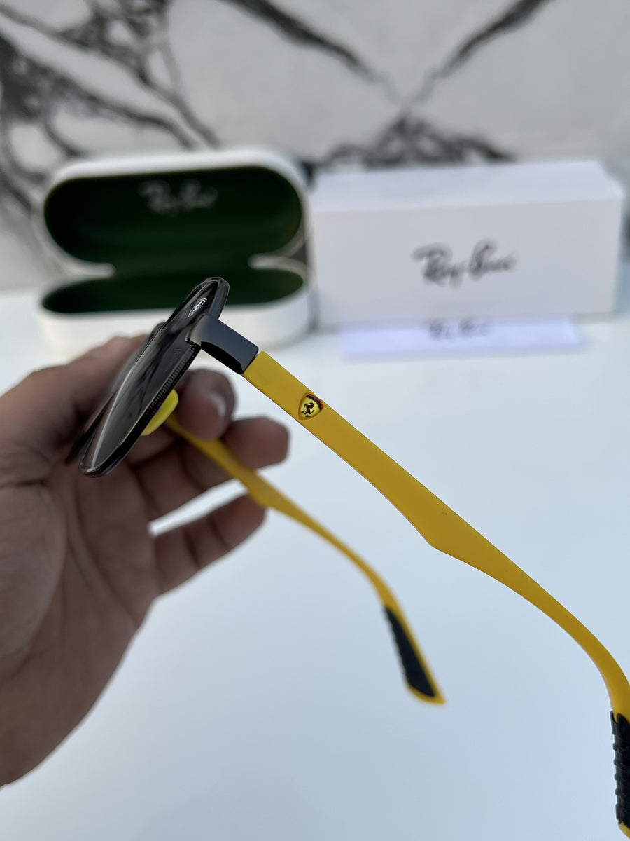 Rey ban_406_black_yellow