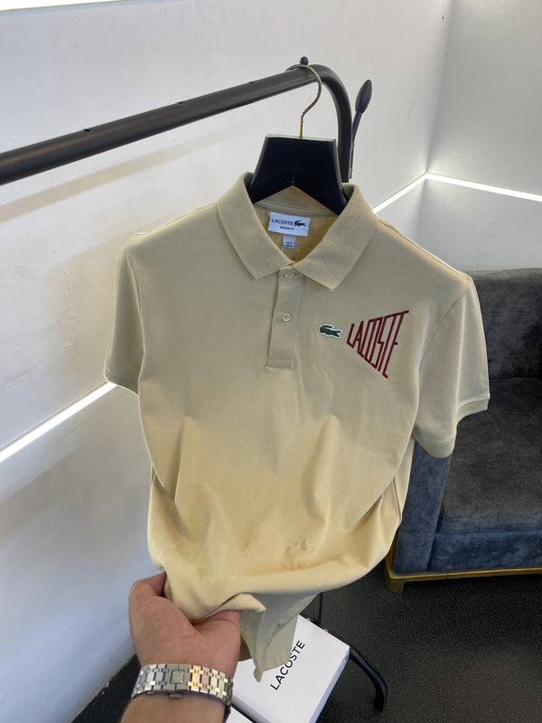 Lacoste imported box pack polo tshirt sandal beige sale