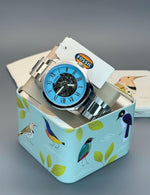 Fossil Flynn Automatic Silver-Skyblue