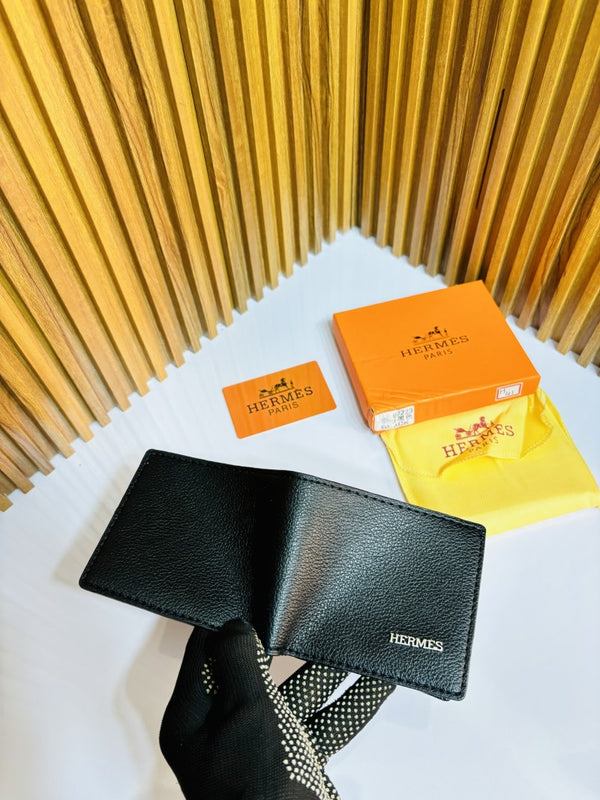 41 HERMEZ FULL BLACK PREMIUM QUALITY WALLET WITH BOX