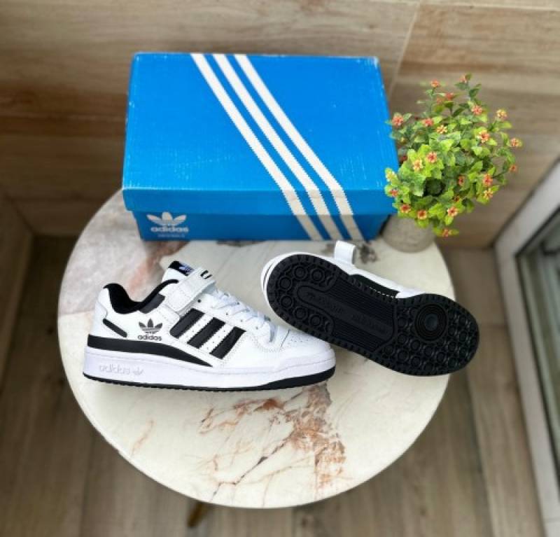 Adidas Original Forum Low Black And White Women sale