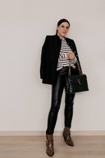 YSL Saint Laurent Loulou Shoulder Bag With OG Magnetic Box & Dust Bag (Black - Gold - 165)