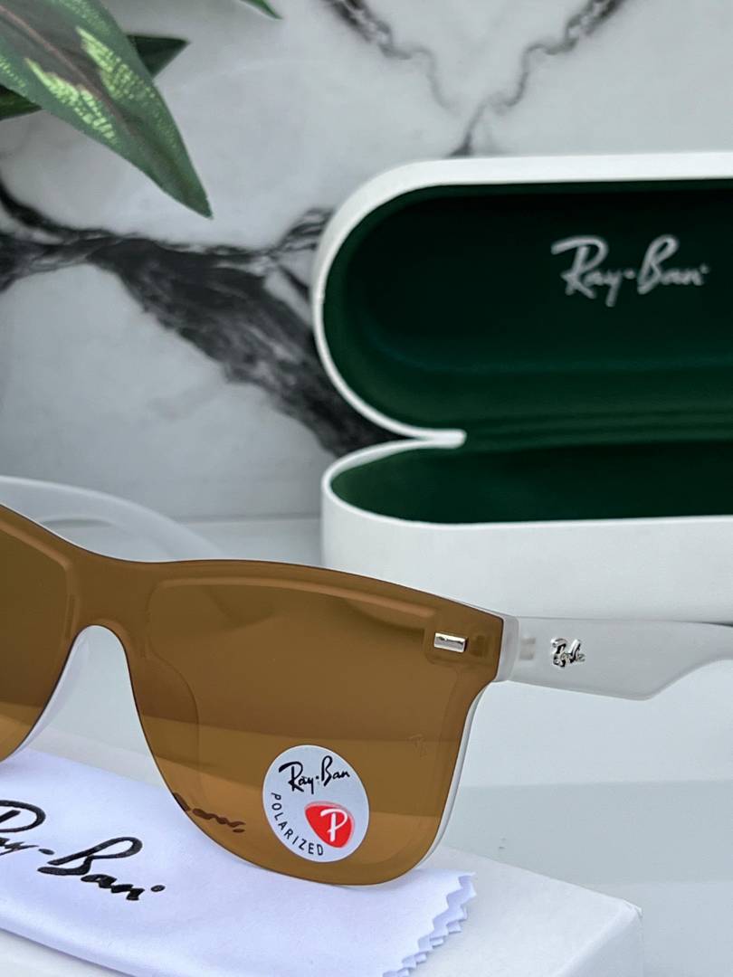 Rey ban blaze white brown