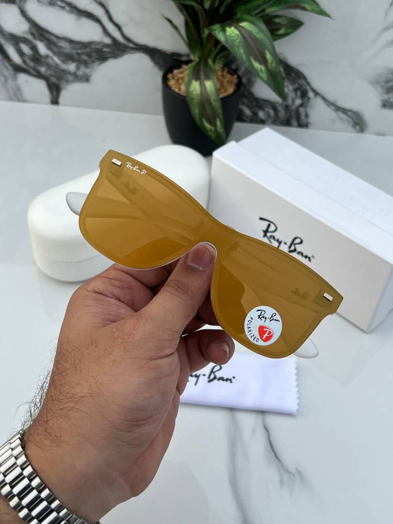 Rey ban blaze white brown