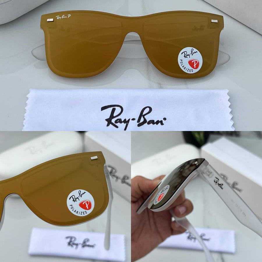 Rey ban blaze white brown